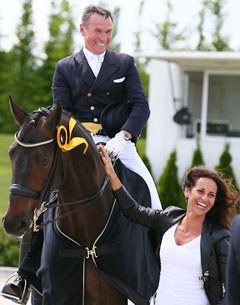 Holga Finken and Gestut Bonhomme owner Rebecca Gutman :: Photo © Renke Klaproth