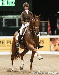 Heather Blitz and Paragon at the 2013 World Dressage Masters Palm Beach :: Photo © Sharon Packer