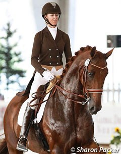 Heather Blitz and Paragon at the 2013 World Dressage Masters in Palm Beach :: Photo © Sharon Packer