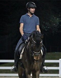 Hans Peter Minderhoud on Next One at the Jim Brandon equestrian centre in Florida