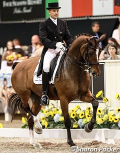 Lars Petersen and Mariett at the 2013 CDI West Palm Beach :: Photo © Sharon Packer