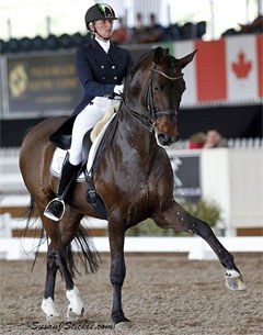 Silvia Rizzo and Donnerbube II at the 2013 CDI West Palm Beach :: Photo © Sue Stickle