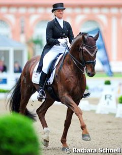 Uta Gräf and Damon Jerome won the national Prix St Georges class