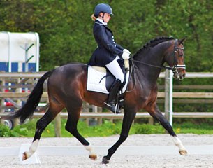 Katrien Verreet and Bailamos Biolley at the 2013 CDN Zandhoven