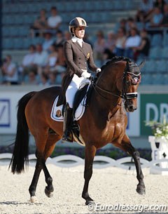 Julie de Deken and Lucky Dance at the 2014 CDIO Aachen :: Photo © Astrid Appels