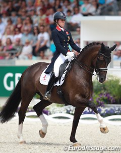 Charlotte Dujardin on Valegro