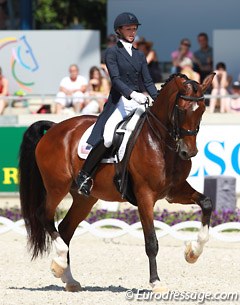 Verdades' piaffe at X in the Grand Prix Special