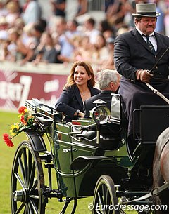 Princess Haya gets honoured at the 2014 CHIO Aachen :: Photo © Astrid Appels
