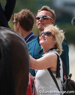 Valegro's owners Roly Luard and Carl Hester