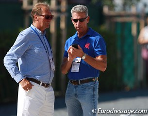 Trainers Hasse Hoffmann and Oded Shimoni