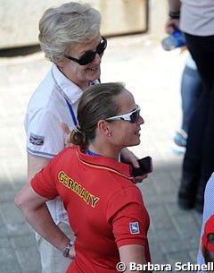 Isabell Werth with her long time sponsor Madeleine Winter-Schulze