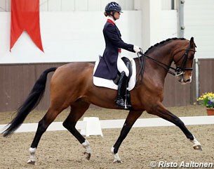 Charlotte Fry and Z Flemmenco at the 2014 CDI Addington :: Photo © Risto Aaltonen