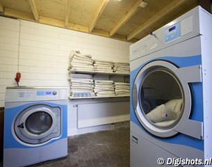 The washing area