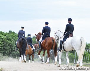 Back to the barn after the the prize giving