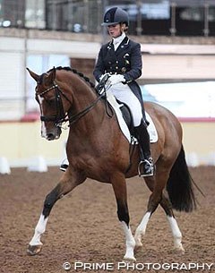 Judy Reynolds and Zigal at the 2014 Irish Dressage Championships in Cavan :: Photo © Prime Photography