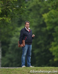 FEI Dressage Committee member Thomas Baur paying Compiègne a visit