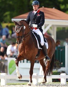 Gareth Hughes and Stenkjers Nadonna at the 2014 CDI Compiegne :: Photo © Astrid Appels