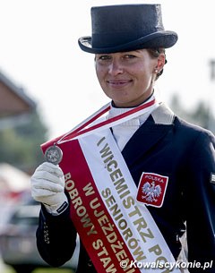 Silver medalist Aleksandra Szulc