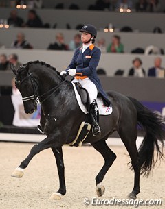 Danielle Heijkoop and Siro at the 2014 CDI-W 's Hertogenbosch :: Photo © Astrid Appels