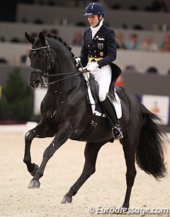 Terhi Stegars and Axis TSF at the 2014 CDI-W 's Hertogenbosch :: Photo © Astrid Appels