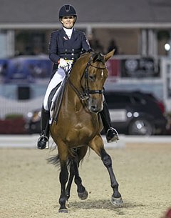 Ashley Holzer and Tiva Nana at the 2014 CDI-W Devon :: Photo © Stacy Lynne Photography
