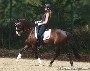 Dutch team alternate Rianne Kooistra schooling Diamonds Are Forever