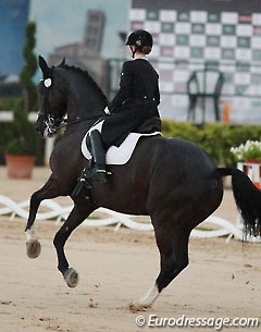 Polish Aleksandra Kozubska on the former international Grand Prix horse S Rappe