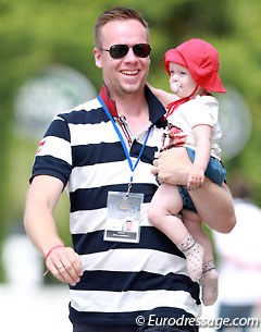 Danish supporter Mikael Oernsholt