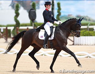 Ryan Todd and Charlex Eskebjerg at the 2014 European Junior-Young Riders Championships :: Photo © Astrid Appels