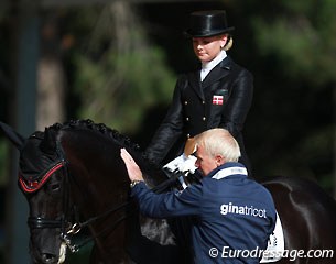 Anna Zibrandtsen on Detroit with her coach Jan Brink