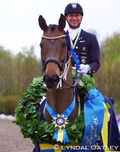 Patrik Kittel and Toy Story win the 2014 Swedish Dressage Championships :: Photo © Lyndal Oatley