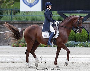 Katrin Dagge and Dream of Love won the 2014 U.S. Under 25 Championships :: Photo © Sue Stickle