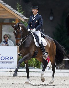 Steffen Peters and Legolas at the 2014 U.S. Dressage Championships :: Photo © Sue Stickle
