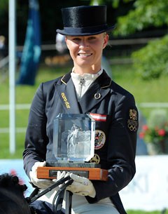 Four starts four victories for Austrian Victoria Max-Theurer at the 2014 CDI Fritzens