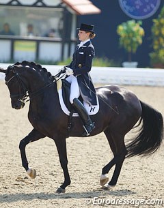 Beatrice Buchwald and Weihegold in the Louisdor Cup test at the 2014 CDI Hagen :: Photo © Astrid Appels