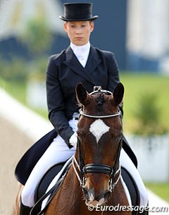 Briana Burgess and La Scala at the 2014 CDI Hagen :: Photo © Astrid Appels