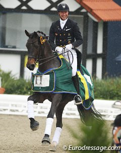 Patrik Kittel and Deja win the Grand Prix for Kur at the 2014 CDI Hagen