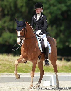 Elin Mattsson on Bodo at the 2014 CDIO-PJYR Hagen :: Photo © Astrid Appels