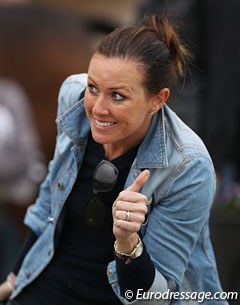 A thumb's up from Lyndal Oatley