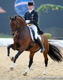 Hubertus Schmidt and Florenciano at the 2014 CDI Hagen :: Photo © Astrid Appels