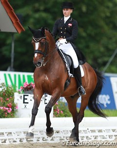 Kathrine Springborg and May Candeloro at the 2014 CDIO-PJYR Hagen :: Photo © Astrid Appels