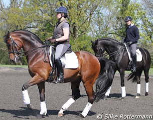 Fiona Bigwood and Anders Dahl train together daily