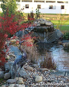 Great landscaping at Sportpferde im Brook