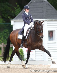 Johanna Jendlund on the talented Danish bred Grevens Rex