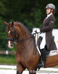 Ukrainian Alisa Kovanko took over the ride on Stallone from Inna Logutenkova
