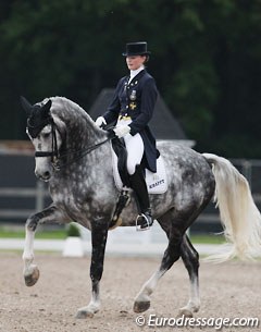 Marina Mattsson and Cassio at the 2014 CDI Kapellen :: Photo © Astrid Appels