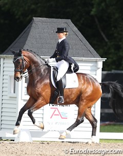 Petra van Esch and Fido Dido at the 2014 CDI Kapellen :: Photo © Astrid Appels