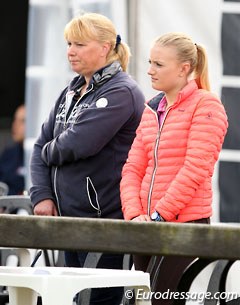 Lisanne Zoutendijk and her mom