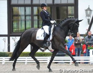 Anna Christina Abbelen on her second junior horse First Lady were the guinea pigs in the junior division