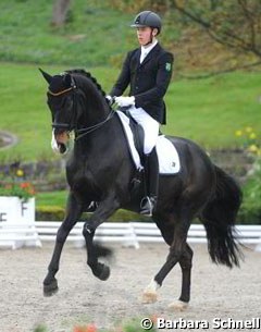 Luca Michels took over the ride on the 2013 European Junior Riders Champion Habitus